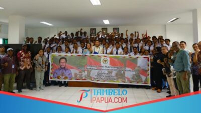 Yorrys Raweyai Wakil Ketua DPD RI Gelar Sosialisasi Empat Pilar Kebangsaan di SATP Mimika