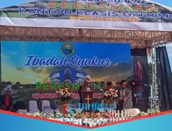 Peresmian kantor Klasis GKI Mimika Dihadiri Bupati Dan Wakil Bupati Mimika