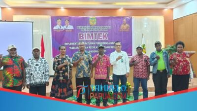 Distrik Kwamki Narama Gelar Bimtek Implementasi Peraturan Perundang-undangan, Kebijakan, dan Regulasi Desa