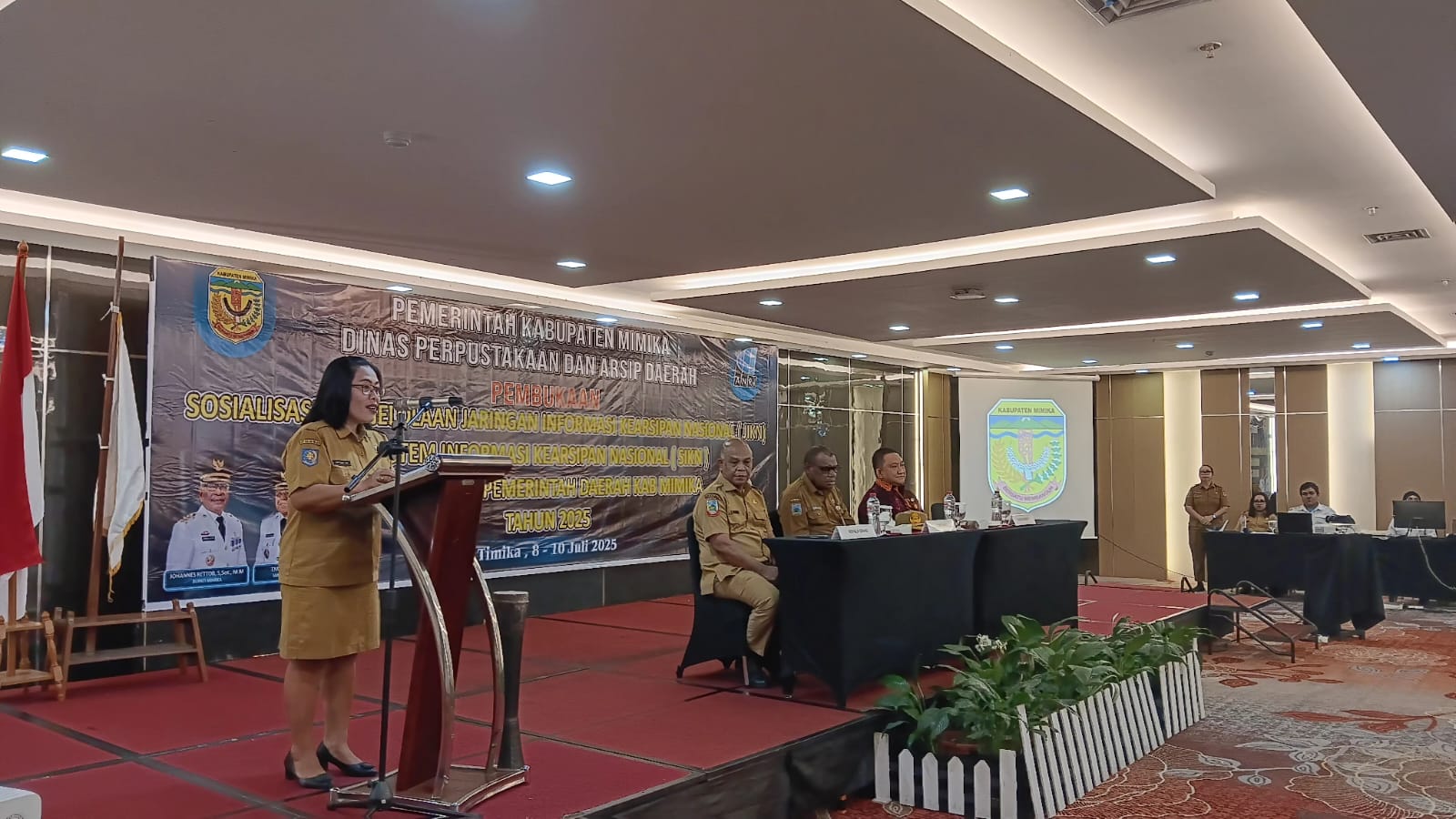 Laporan ketua panitia Mur Tanan, A.MD