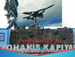 Icon Baru Lanud Yohanis Kapiyau Mack Up Jet Tempur F-16, Bentuk Kekompakan Dan Solid