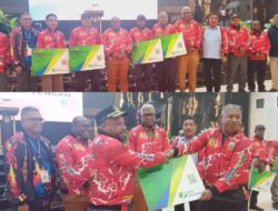 Gubernur Meki Nawipa Resmi Melepas 370 Peserta Ikut Fornas Ke-8 Lombok NTB