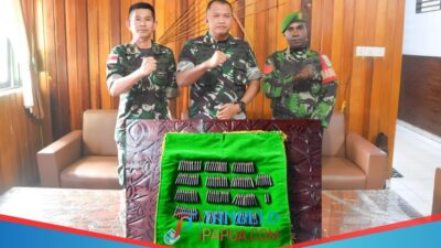 Kodim 1710/Mimika Terima 129 Amunisi Yang Ditemukan Warga Di TPA Iwaka