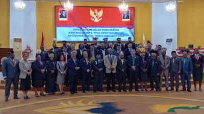 Pembukaan Rapat Paripurna I Masa Sidang III Tentang Pembukaan Pembahasan Rancangan KUPA/PPAS APBD Perubahan Kabupaten Mimika Tahun Anggaran 2025.