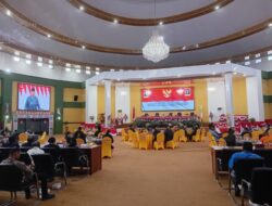 Rapat Paripurna DPRK Mimika Mendengarkan Pidato Kenegaraan HUT Ke-80 RI