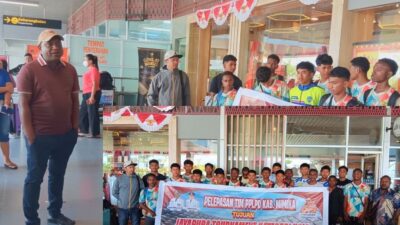 PPLPD Mimika Ikut Tournamen, Anggota Komisi III DPRK Mimika Yan Pieterson Laly: “Harus Percaya Diri Bahwa Kita Mampu”