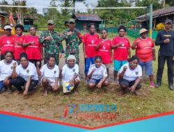 Final Voli Putri Aramsolki Sabet Juara 1 Tingkat Distrik Agimuga Semarak HUT RI ke-80