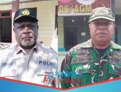 Berbagai Persiapan Telah Dilakukan TNI Polri Di Distrik Agimuga Jelang Upacara HUT ke-80 RI