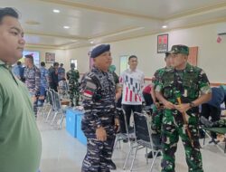 Jelang HUT Ke-80 TNI, Kodim 1710/Mimika Bersama Satuan TNI Se-Garnisun Baksos Donor Darah