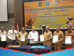 Terapkan Digitalisasi Keuangan, Biak Numfor Resmi Luncurkan SP2D Online Bersama Bank Papua