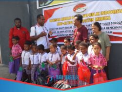 BMP Mimika Lakukan Baksos Di Lima Sekolah di Timika, Momen HUT Tahun 2025