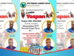 DPD Pemuda Saireri Papua Kabupaten Mimika, Siap Gelar Lomba Yospan Meriahkan HUT ke-7 di Mimika