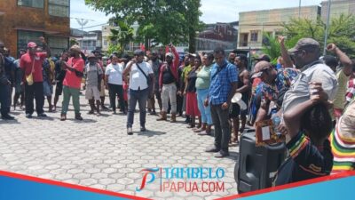 FPHS dan LMA Tsingwarop Gelar Aksi Damai, Tuntut Kelanjutan SK Menteri KLHK Tentang Kompensasi Freeport
