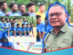 Menang Atas Timika Putra 3-1, Ketum Elang United FC Frits Lesomar, Beri Motivasi Pemain