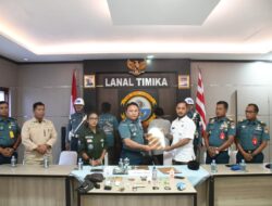 Edarkan Narkotika di Pelabuhan Perikanan, Tiga Pelaku Ditangkap Tim Gabungan Lanal Timika