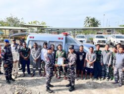 Korban kapal Tenggelam KM. Putra Siantan Berhasil ditemukan KRI Banjarmasin di Perairan Timika