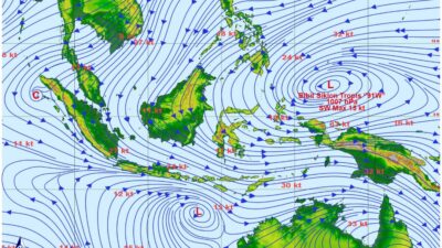 BMKG Pantau Bibit Siklon 91W di Utara Papua, Waspada Angin Kencan