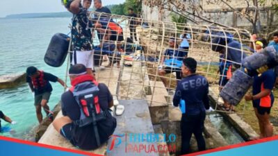 Dukung Wisata Bahari, Koopsud III Lakukan Transplantasi Terumbu Karang di Biak Timur