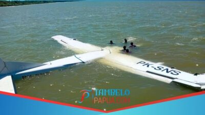 Pendaratan Darurat Gagal, Pesawat Smart Air Jatuh di Laut Nabire: 13 Orang Dievakuasi Selamat