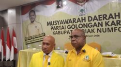 Terpilih Aklamasi Pimpin Golkar, Markus Masnembra Siap “Kuningkan” Biak Numfor dan Sapu Bersih Kursi DPRK Biak