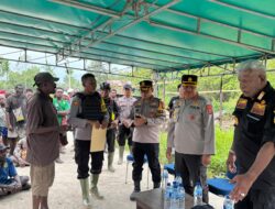 Bupati Mimika dan Kapolda Papua Tengah Tinjau Tapal Batas via Udara