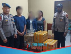 Polsek Kawasan Pelabuhan Poumako Amankan Puluhan Liter Sopi