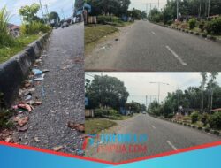 Sampah dan Rumput Liar Kepung Distrik Mimika Baru, Warga Keluhkan Lambannya Respon Pemerintah