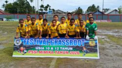 Perebutan Tiket Juara! Semifinal PSSI Mimika Grassroot Festival U-12 Digelar Hari Ini di Stadion Wania Imipi