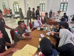 Meriahkan HUT Bhayangkara ke-80, Personel Damai Cartenz Partisipasi Dalam Giat Donor Darah
