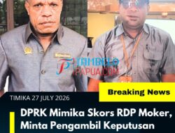 Pansus Moker DPRK Mimika Skors RDP, Minta Pengambil Keputusan Managemen PT FI Hadir