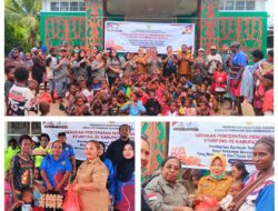 Tekan Angka Stunting di Pesisir Barat, Disnakkeswan Salurkan Bantuan GIZI di Distrik Amar Gunakan Dana Otsus