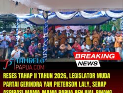 Reses di Dapil II Legislator Muda Partai Gerindra Yan Pieterson Laly, Serap Aspirasi Mama-Mama Papua Hingga Penyelesaian Mogok Kerja
