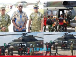 Pemkab Mimika di Bantu TNI Salurkan Bantuan Logistik bagi Warga di Distrik Jila
