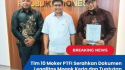 Tim 10 Moker PTFI Serahkan Dokumen Legalitas Mogok Kerja dan Tuntutan ke Penasihat Presiden Said Iqbal