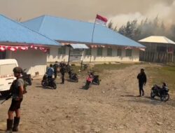Kebakaran Lahan di Ilaga Puncak Mengancam RSUD, Pasien Dievakuasi