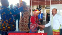 Sekum PGI Tiba di Timika, Perkuat Kapasitas Gereja untuk Merawat Perdamaian di Papua Tengah