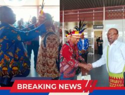 Sekum PGI Tiba di Timika, Perkuat Kapasitas Gereja untuk Merawat Perdamaian di Papua Tengah