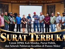 Setelah 9 Tahun Berjuang, Pekerja Moker PTFI Sampaikan Surat Terbuka dan Apresiasi untuk DPRK Mimika