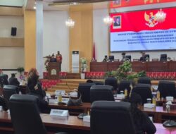 DPRK Mimika Skors Rapat Paripurna II Perubahan APBD Mimika TA 2026