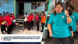 Di Motori langsung Ketua, Pokja IV TP-PKK Mimika Layanan Stunting Bagi Balita dan Ibu Hamil