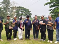 Dinkes Mimika Gandeng Karang Taruna, Kadin, dan APA Gelar Aksi Simpatik Pembagian Masker