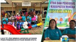 Pokja II TP-PKK Mimika Lakukan Layanan Terpadu Pendidikan di PAUD Negeri Ipaya