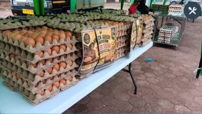 Dukungan Produk Lokal, Disnak Keswan Mimika Gelar Pameran Telur dan Olahan UMKM di Eme Neme Yauware